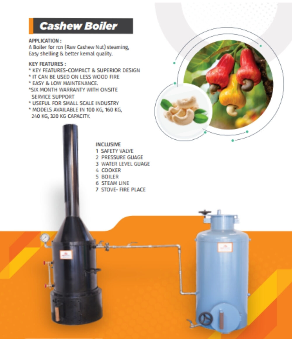 cashew nut cooking system